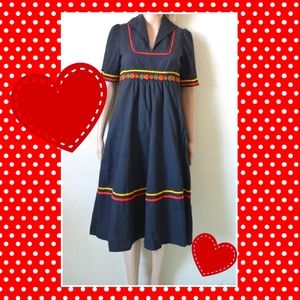 1960s Swedish vintage EWO MODELL dress